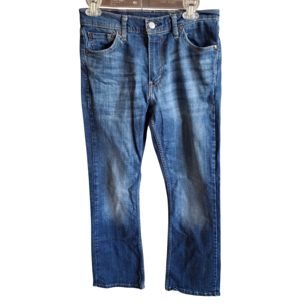 Levi's 527 Bootcut Jeans Men's 30x30 (Fits 30x29) Blue Medium Wash Stretch Denim